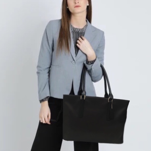 COACH • Black Legacy Laptop Business Tote Bag - Picture 2 of 9